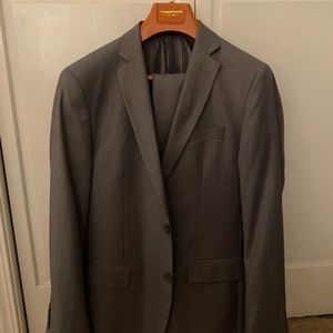 Gray suit